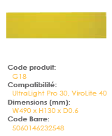 PLAQUE GLUE VIROLITE 40