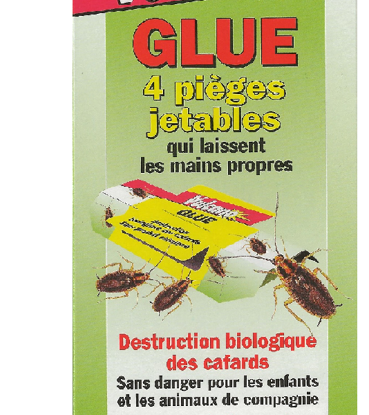 4 Pièges & détecteurs anti-cafards avec phéromone, EDN