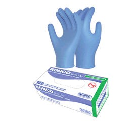 BOITE DE 100 GANTS NITRILE (photo non contractuelle le produit peut varier)