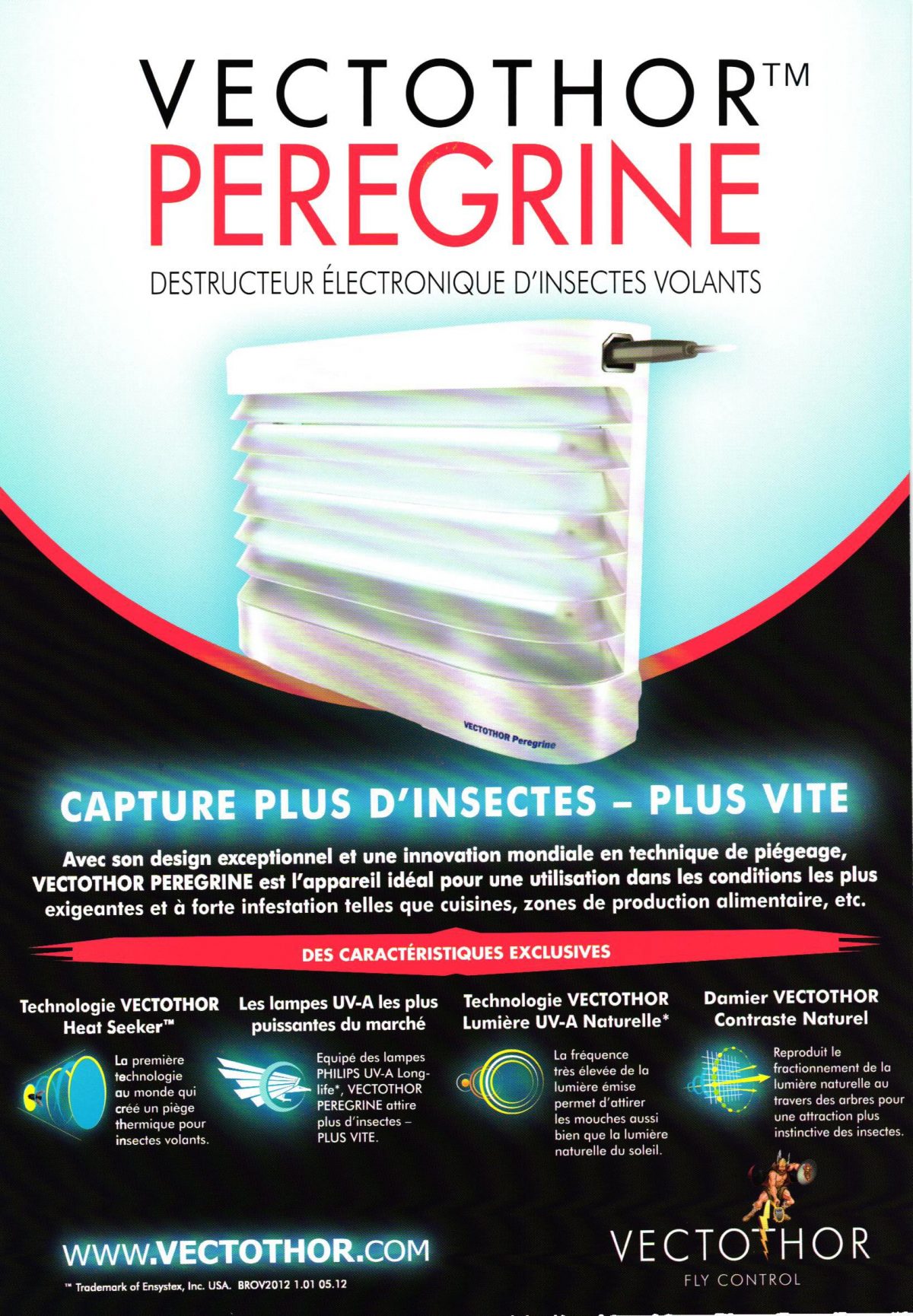 Destructeur Electronique d'Insectes Volants PEREGRINE 45w