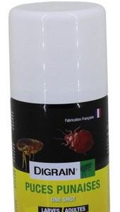 ANTI-PUCES-PUNAISES AEROSOL AUTO-VIDANT 100 ML DIGRAIN