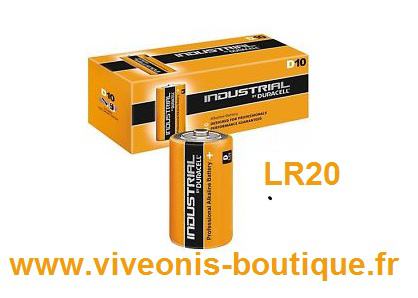 Pile Alcaline LR 20 D 1.5V - Viveonis boutique