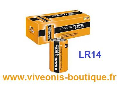 Pile C LR14 alcalines 1,5V