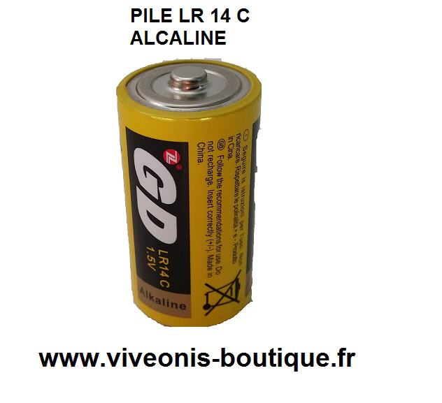 Pile ronde (moyenne) 1.5v-lr14 alk. C