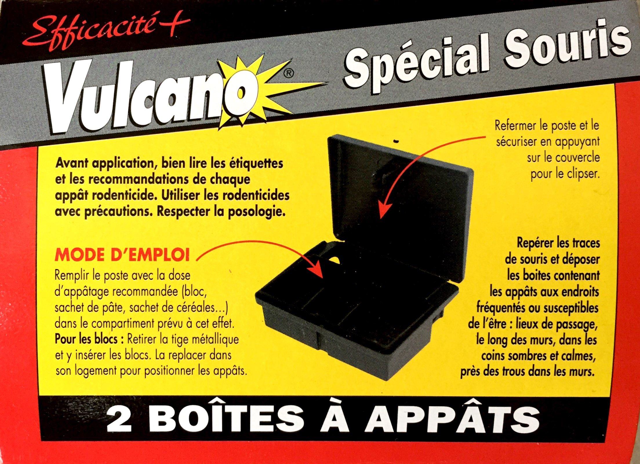 PATE APPAT VULCANO pâte fraiche rodenticide contre les rats, les souris,  les loirs et les lérots - Viveonis boutique