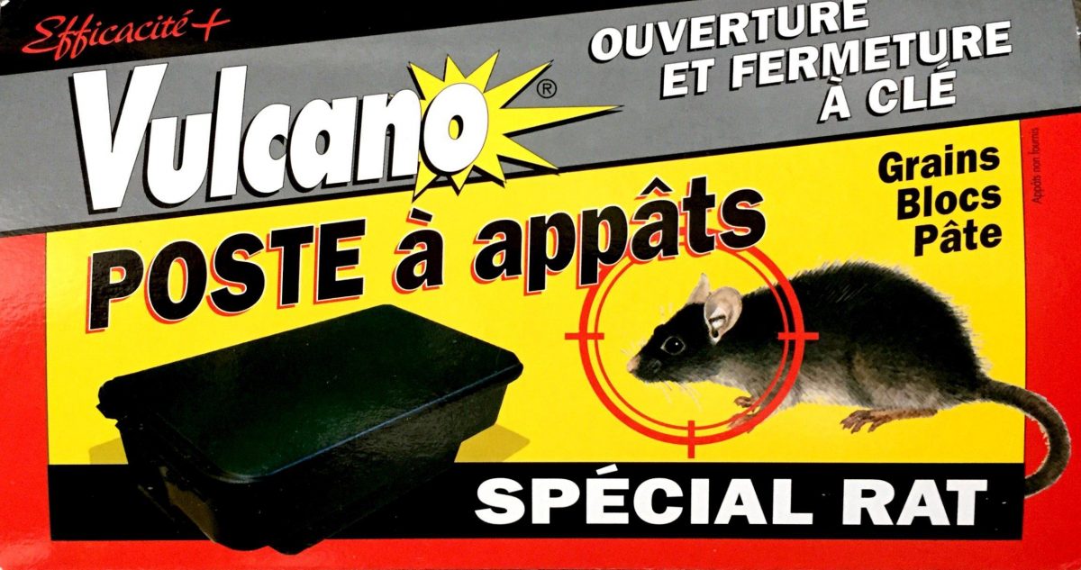 Poste à appâts SPECIAL RAT sécurisé