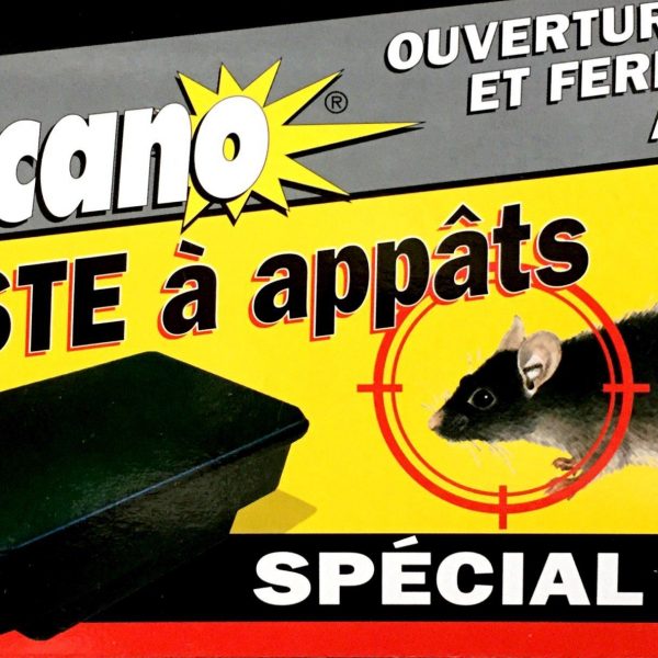 Anti Rat Anti Loir Anti Lérot Boîtes Appâts lot de 10