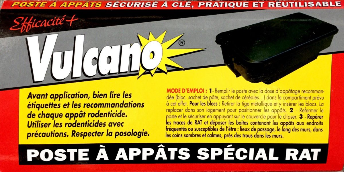 Poste à appâts SPECIAL RAT sécurisé