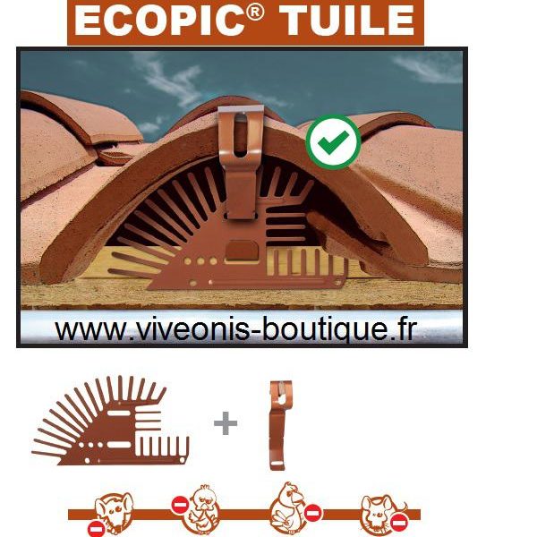 Produit obturatuile Ecopic® Tuile