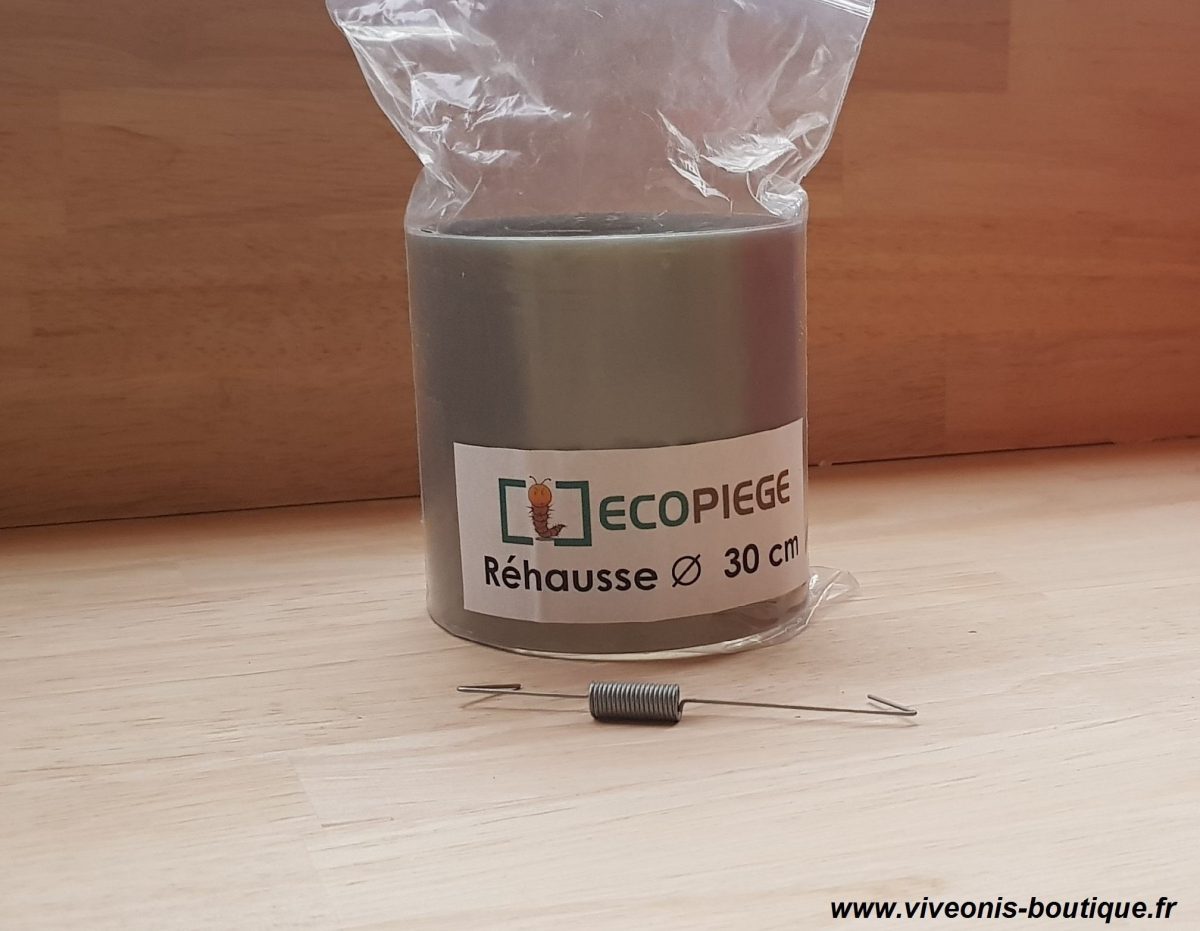 Réhausse pour Ecopiege de chenilles processionnaires mousse+pVC semi-rigide transparent