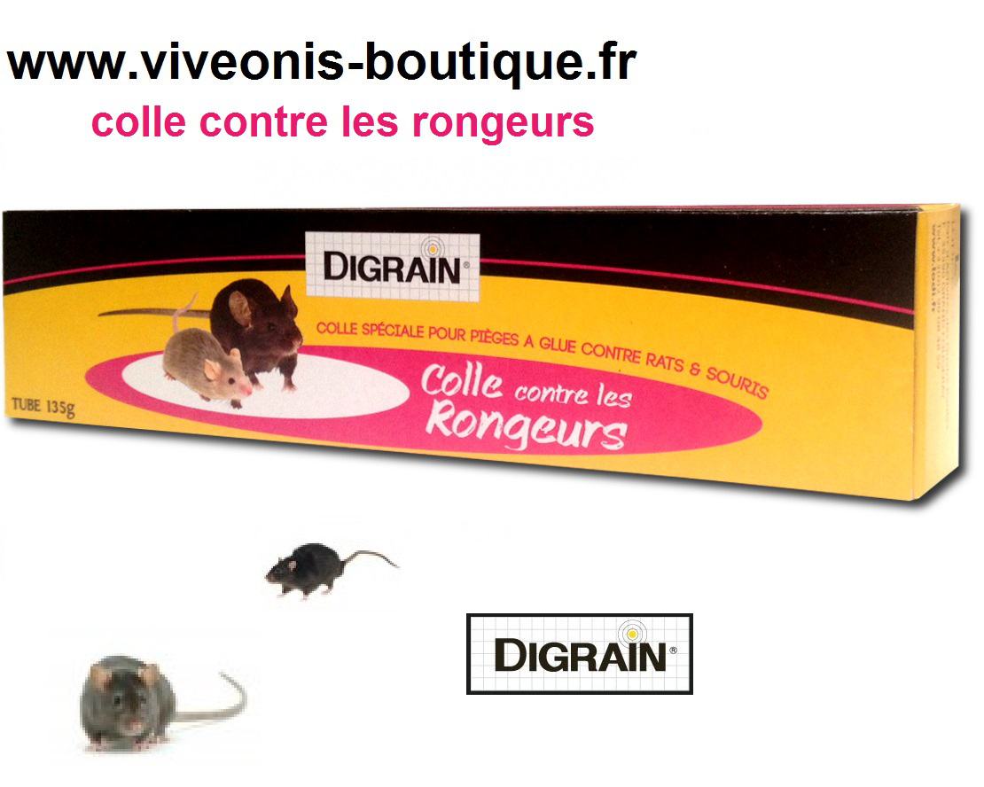 Colle rodenticide rat souris tube glu anti rongeurs