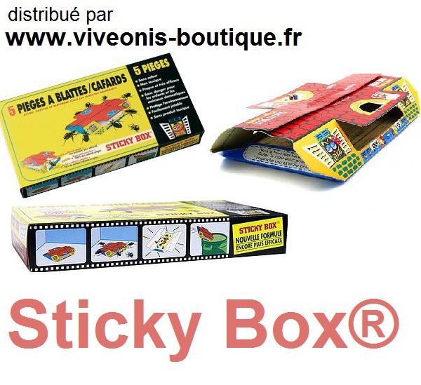 Anti Cafards Pièges Cafards/ Blattes 5 Sticky Box