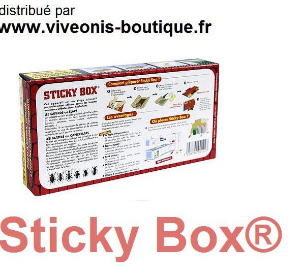 Anti Cafards Pièges Cafards/ Blattes 5 Sticky Box