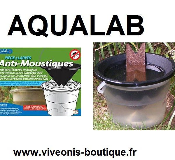AQUALAB® Piege à Larves anti-moustique Aedes Control Project