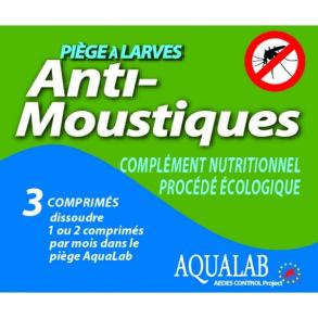 Recharge Piege à Larves anti-moustique AQUALAB® Aedes Control Project