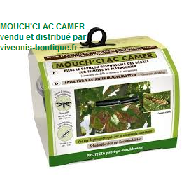 Kit Mouch'clac camer Piege à papillons avec 2 capsules de phéromone