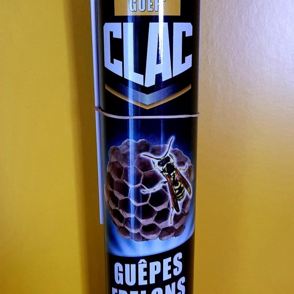 uep'clac Mousse Protecta en Aérosol pour lutter contre les Guêpes-frelons 750ml portée 4m