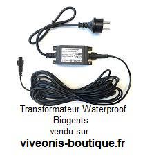 Transformateur électrique waterproof Biogents® vendu sur viveonis