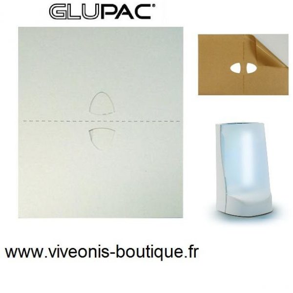 Flypod GLUPAC® plaque glue blanche 165mm X 220mm Pelsis