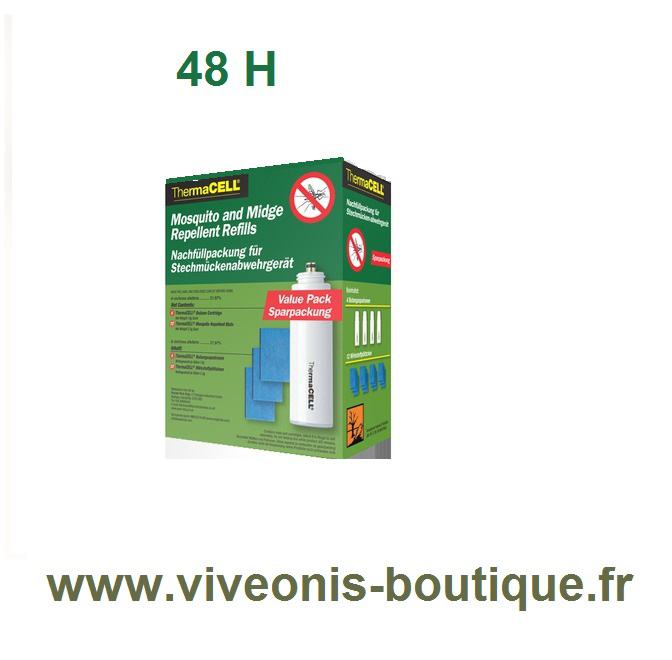 Recharge 48H pour portable Nomade Anti-Moustiques ThermaCELL