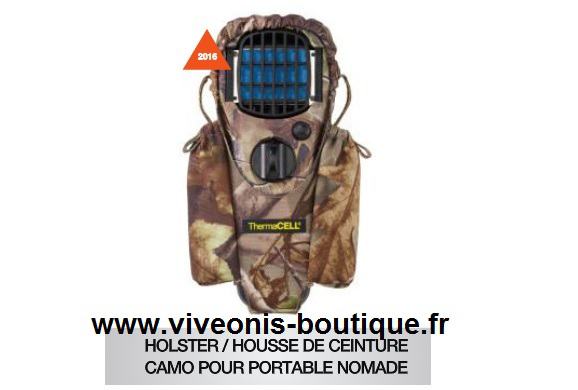 Housse-Holster pour portable Nomade Anti-Moustiques Thermacell CAMO