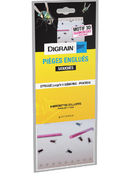 Pièges englués anti-mouches Digrain