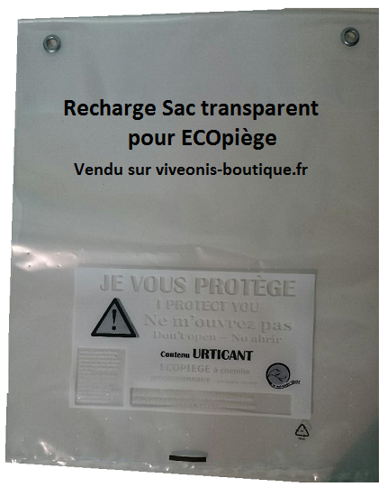 Sac recharge transparent Ecopiège