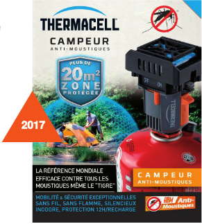 Campeur anti-moustiques Thermacell avec recharge 12H