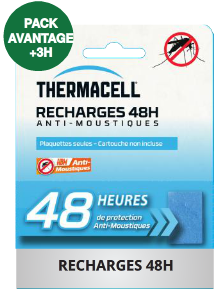 Recharge Thermacell 48h anti-moustiques pour campeur